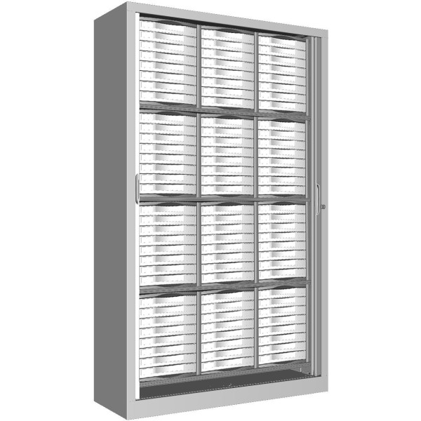 Armoire DST 198 cm équipée de 96 tiroirs - Vinco