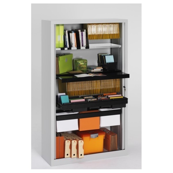 Châssis extractible noir armoire l.120 cm - Vinco