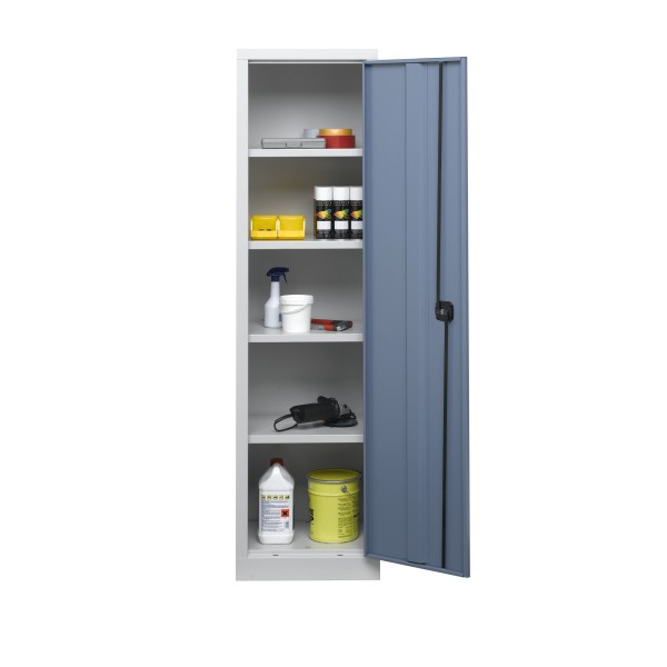 Armoire d'atelier à portes battantes 198x54.6x43 - Vinco