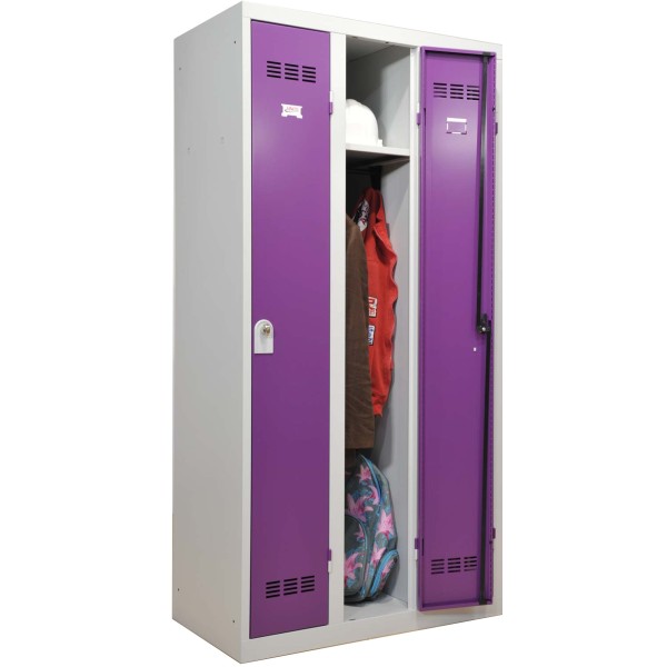 Vestiaire industrie propre 3 cases - Vinco