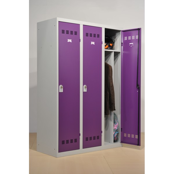 Vestiaire industrie salissante 3 cases - Vinco