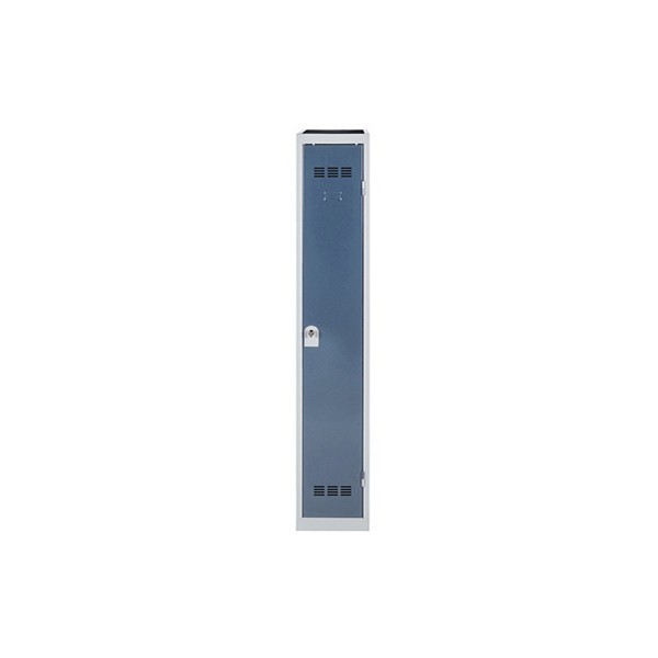 Vestiaire 1 case industrie propre gris perle / bleu - Vinco