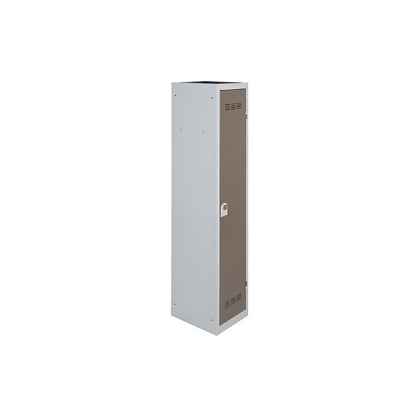 Vestiaire 1 case industrie propre gris perle / taupe - Vinco