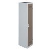 Vestiaire 1 case industrie propre gris perle / taupe - Vinco