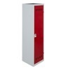 Vestiaire 1 case industrie salissante gris perle / rouge - Vinco