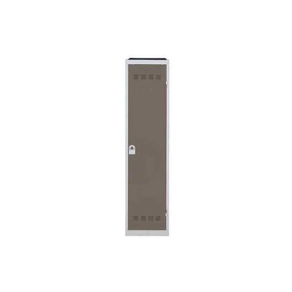 Vestiaire 1 case industrie salissante gris perle / taupe - Vinco