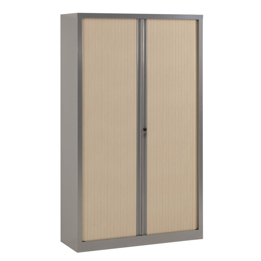 Armoire à rideaux 198x100x43 cm décor bois